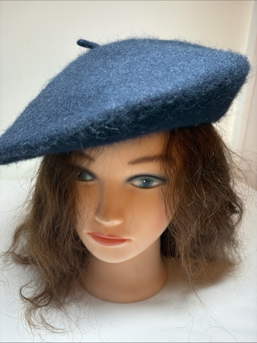 Madewell Navy Wool Blend Beret One Size